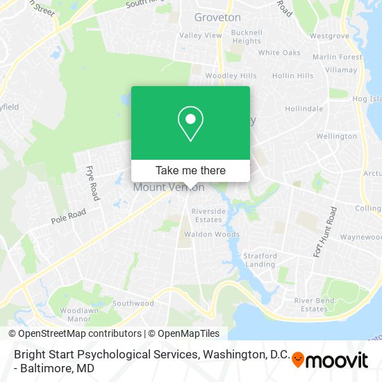 Bright Start Psychological Services map