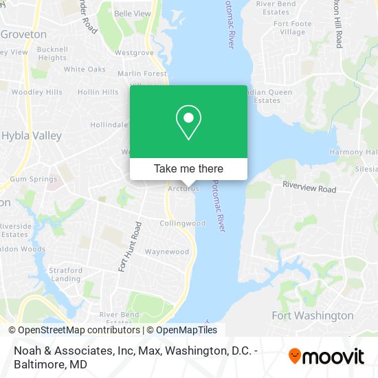 Mapa de Noah & Associates, Inc, Max