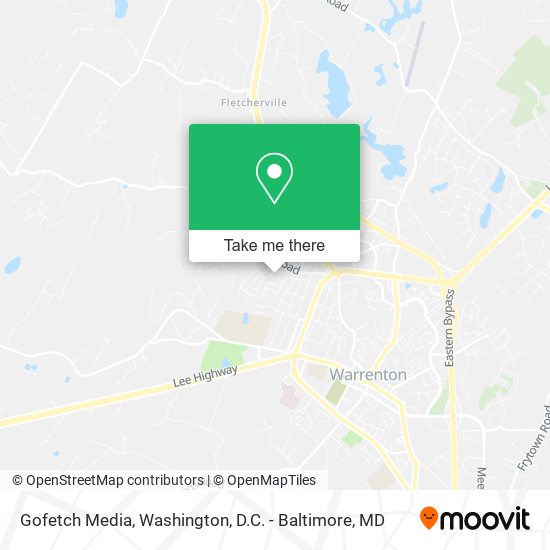 Mapa de Gofetch Media