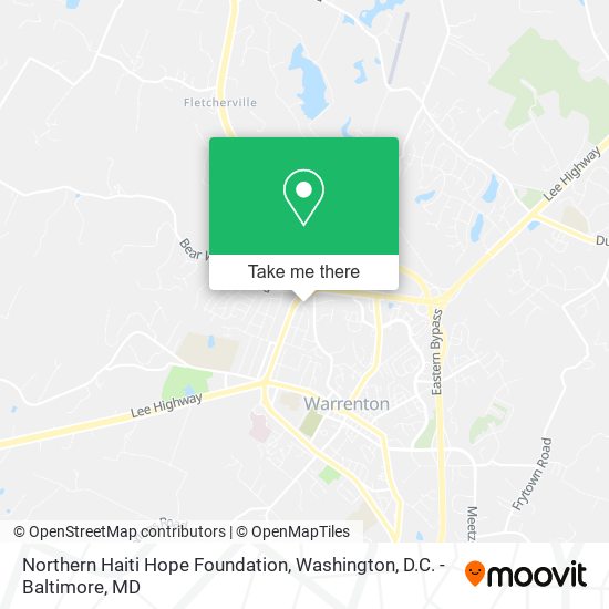 Northern Haiti Hope Foundation map