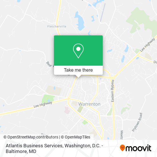Mapa de Atlantis Business Services