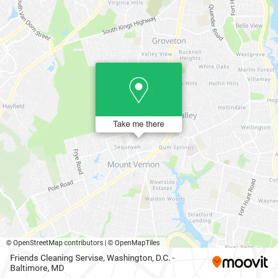 Mapa de Friends Cleaning Servise
