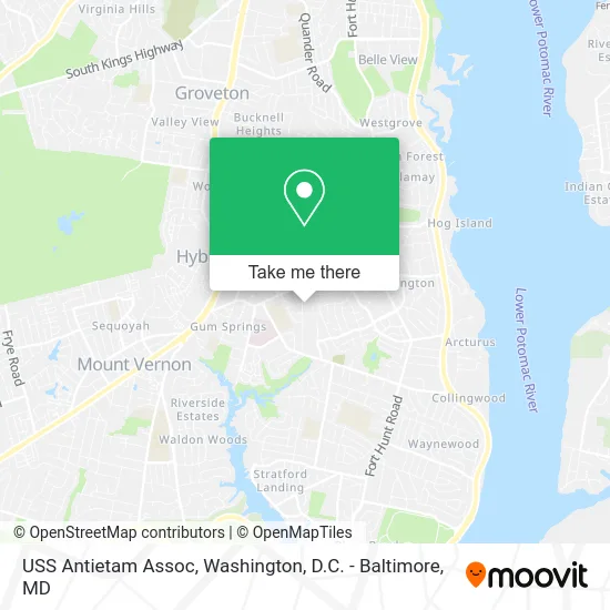 USS Antietam Assoc map