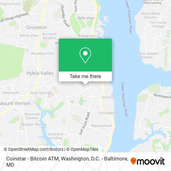 Coinstar - Bitcoin ATM map