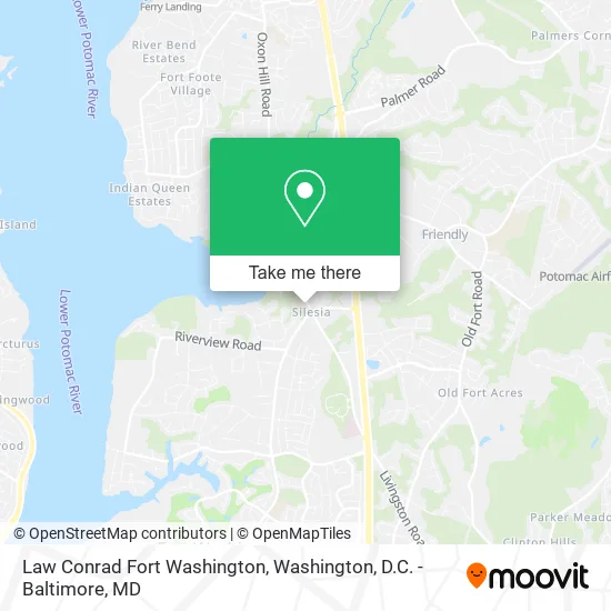 Law Conrad Fort Washington map