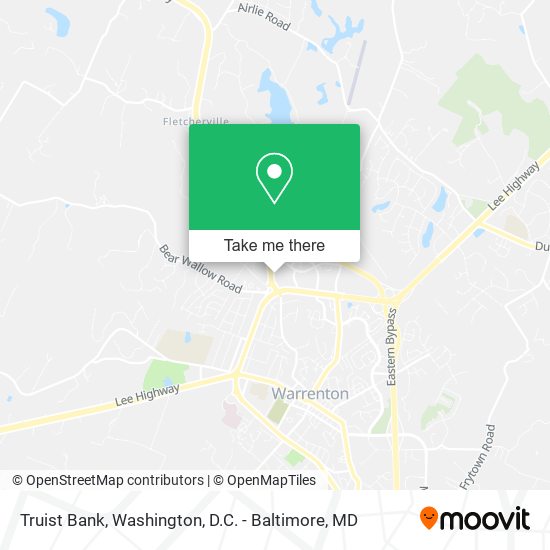 Mapa de Truist Bank