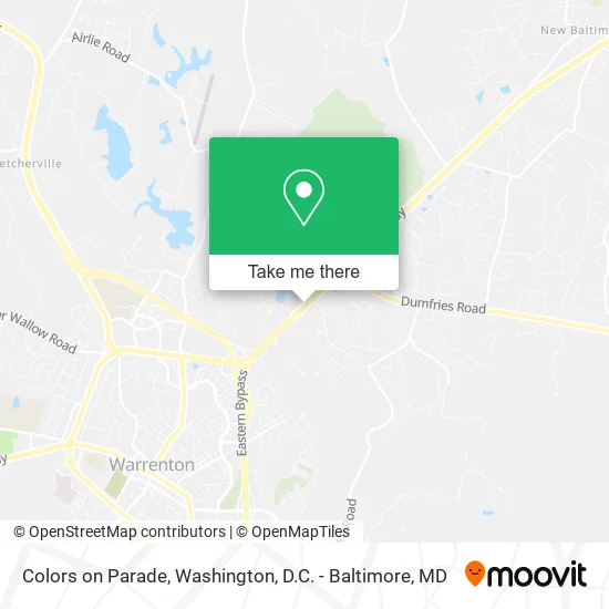 Colors on Parade map
