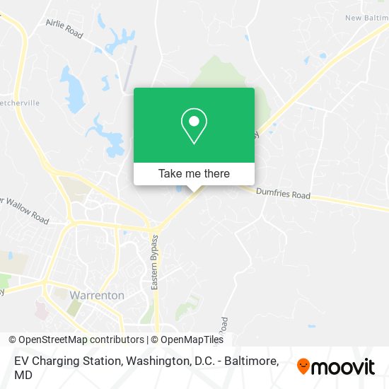 Mapa de EV Charging Station
