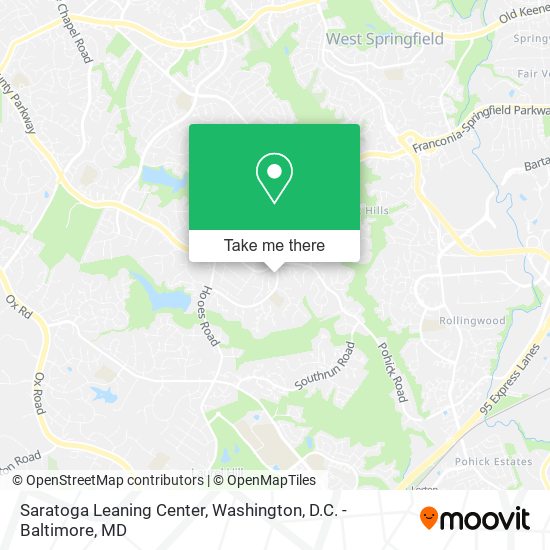 Saratoga Leaning Center map