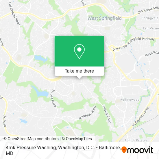 4mk Pressure Washing map