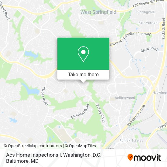 Mapa de Acs Home Inspections I