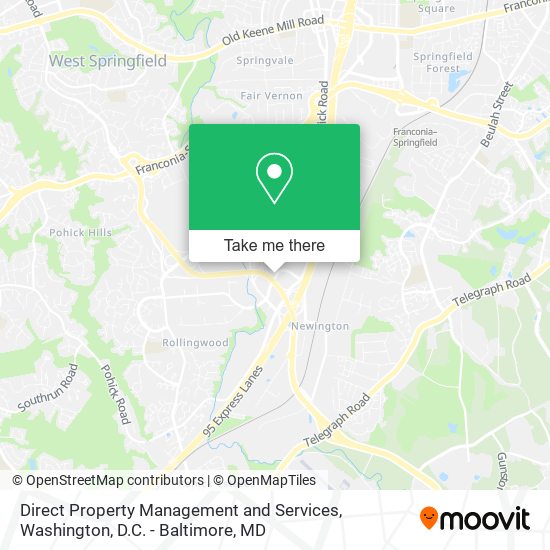 Direct Property Management and Services map