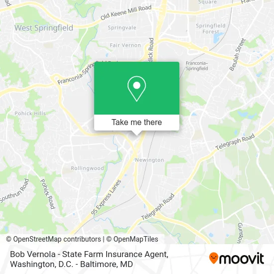 Bob Vernola - State Farm Insurance Agent map