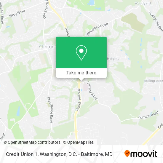 Credit Union 1 map