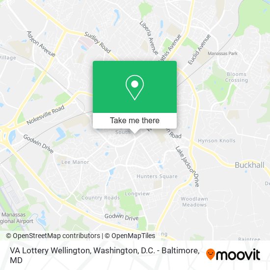 VA Lottery Wellington map