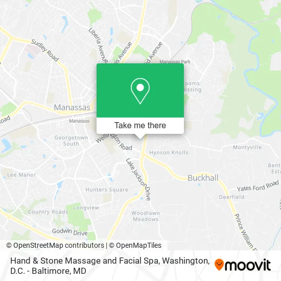 Hand & Stone Massage and Facial Spa map