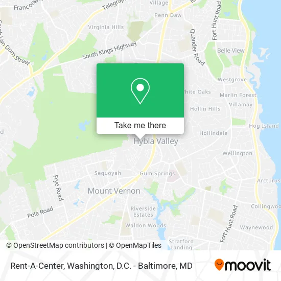 Rent-A-Center map