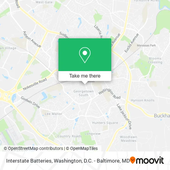 Interstate Batteries map