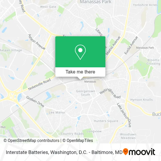 Interstate Batteries map