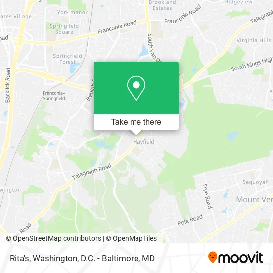 Rita's map