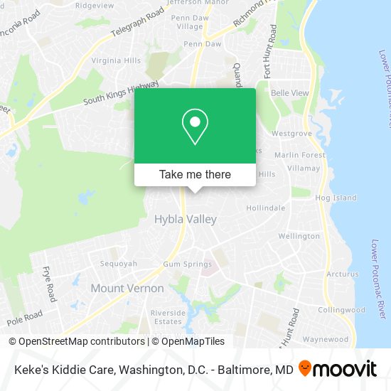 Keke's Kiddie Care map