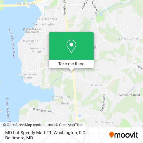 MD Lot Speedy Mart T1 map