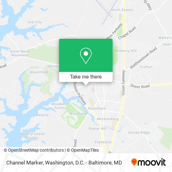 Channel Marker map