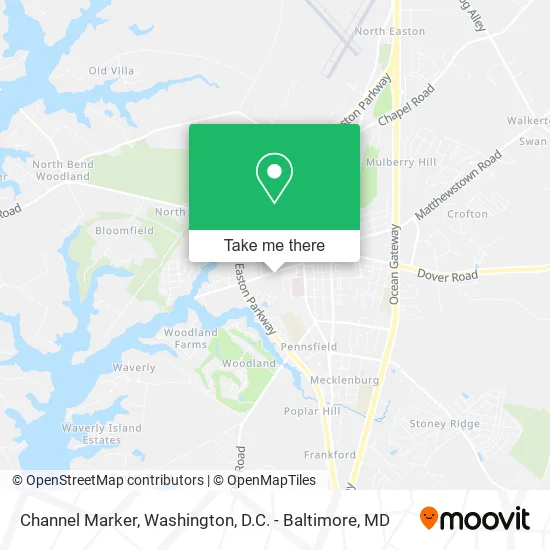 Channel Marker map