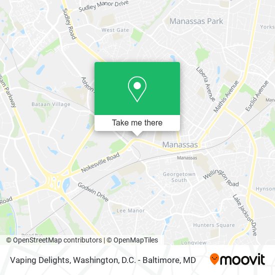 Vaping Delights map