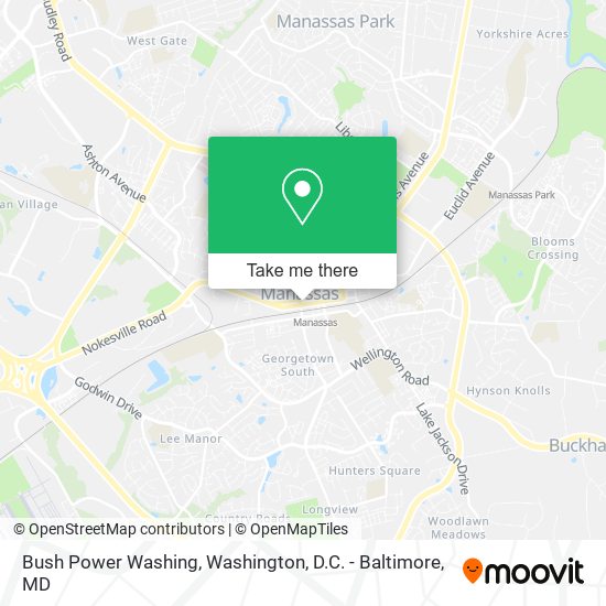 Bush Power Washing map