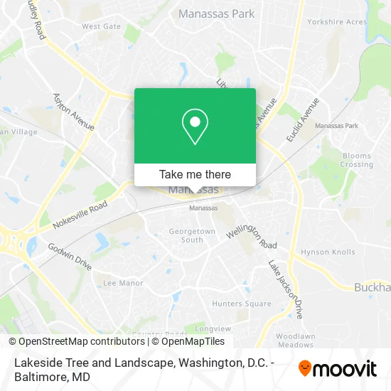 Lakeside Tree and Landscape map