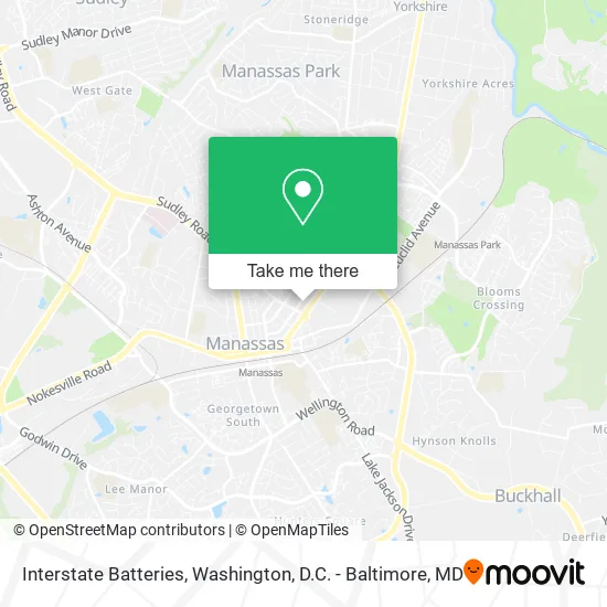 Interstate Batteries map