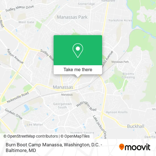 Burn Boot Camp Manassa map