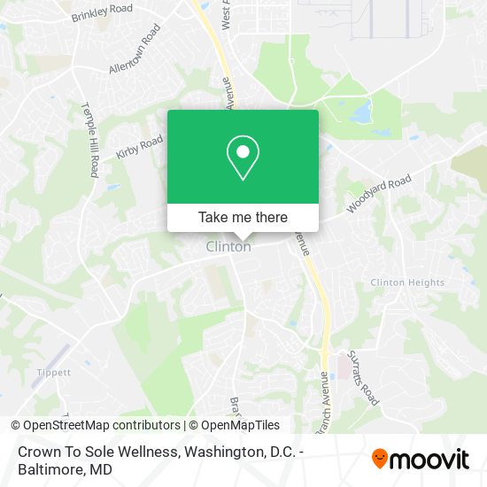 Crown To Sole Wellness map