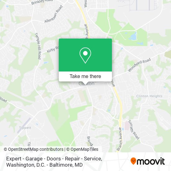 Mapa de Expert - Garage - Doors - Repair - Service