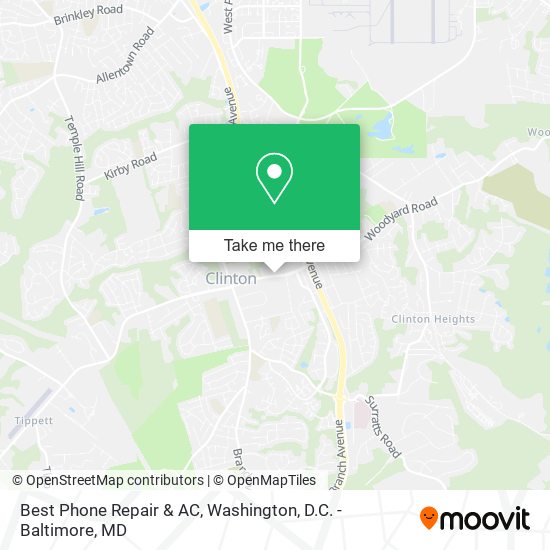 Mapa de Best Phone Repair & AC