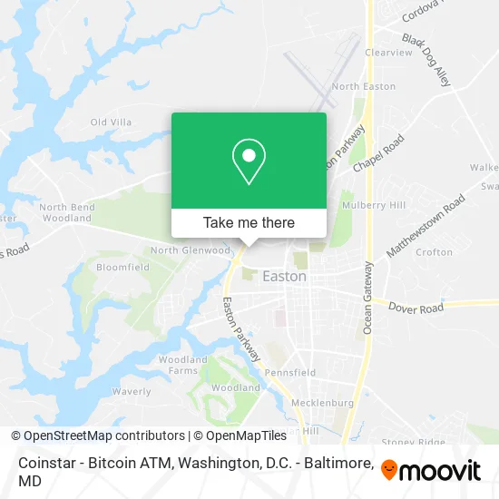 Mapa de Coinstar - Bitcoin ATM