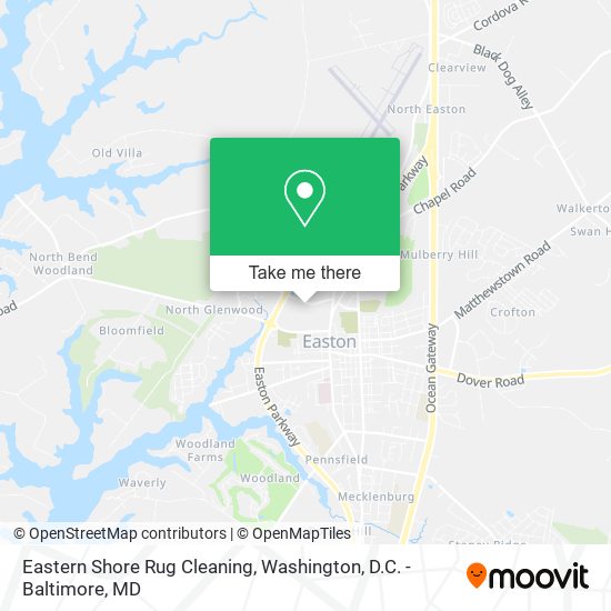 Eastern Shore Rug Cleaning map