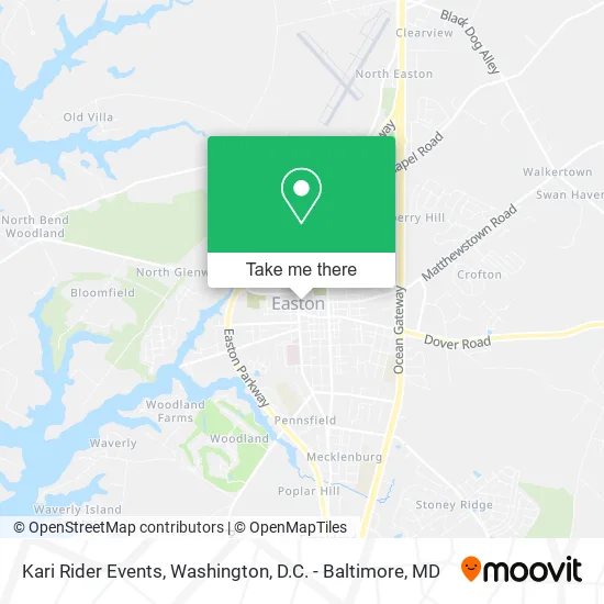 Kari Rider Events map
