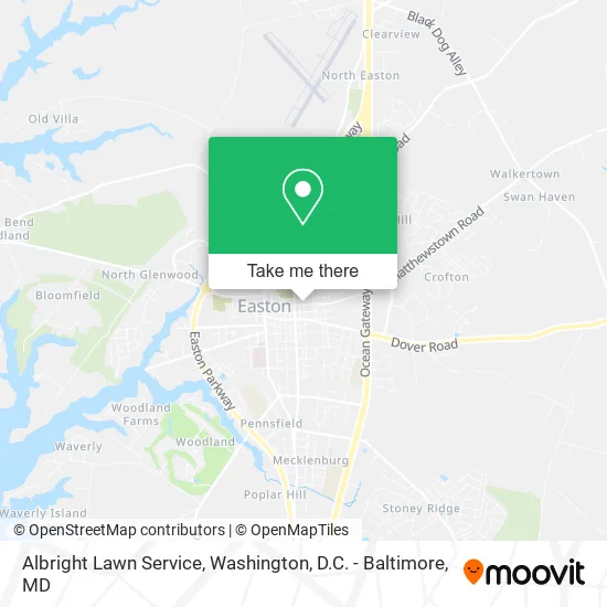Albright Lawn Service map