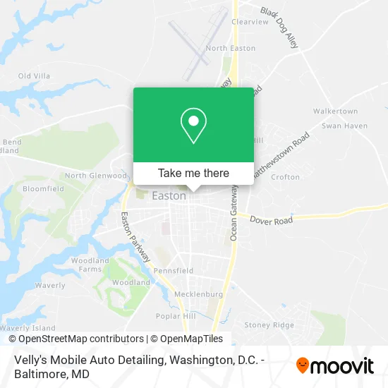 Velly's Mobile Auto Detailing map