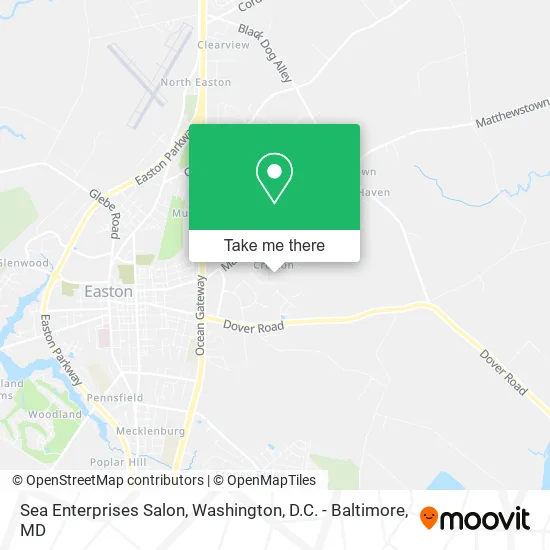 Sea Enterprises Salon map