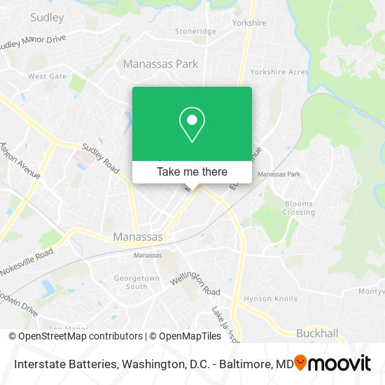 Interstate Batteries map