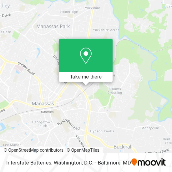 Interstate Batteries map