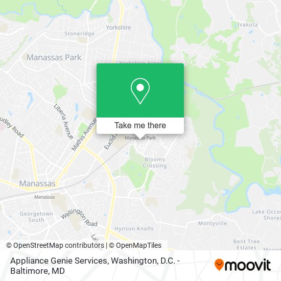 Appliance Genie Services map