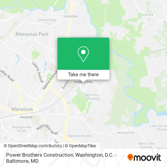 Power Brothers Construction map