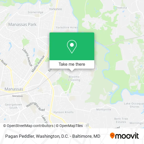 Pagan Peddler map