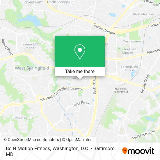 Be N Motion Fitness map