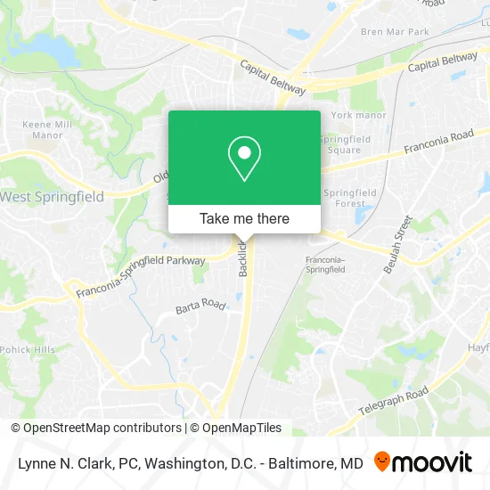 Lynne N. Clark, PC map
