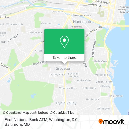 First National Bank ATM map